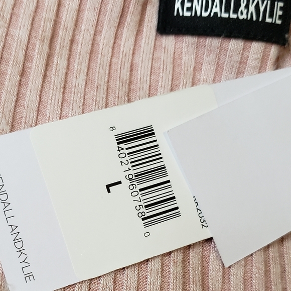 Kendall & Kylie Rib Jogger Pink Sand - Picture 3 of 5